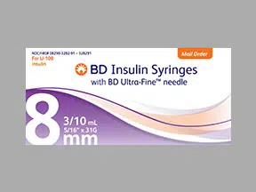 Bd Insulin Syringe Ultrafine
