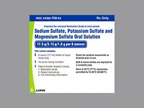 Na Sulfate-K Sulfate-Mg Sulf