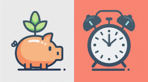 A visual comparison of a Health Savings Account (HSA), which allows funds to roll over, and a Flexible Spending Account (FSA), which is a use-it-or-lose-it account.