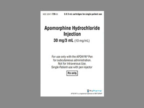 Apomorphine Hcl (Apokyn) Coupon - Apomorphine-hcl Medication