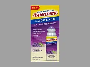 Aspercreme Lidocaine