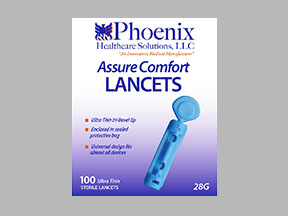 Assure Comfort Lancets 28g (Onetouch Delica Plus) Coupon - Assure-comfort-lancets-28g Medication