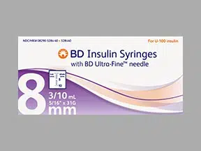 Bd Insulin Syringe Ultrafine