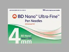 Bd Pen Needle Nano 2Nd Gen
