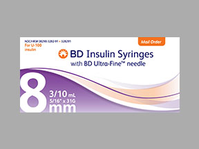 Bd Insulin Syringe Ultrafine