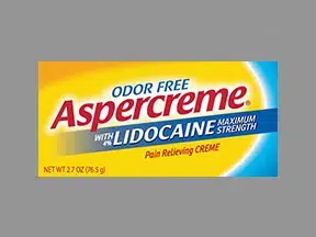 Aspercreme W/Lidocaine
