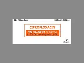 Ciprofloxacin In D5w
