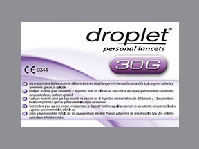 Droplet Personal Lancets 30g (Easy Comfort Lancets) Coupon - Droplet-personal-lancets-30g Medication