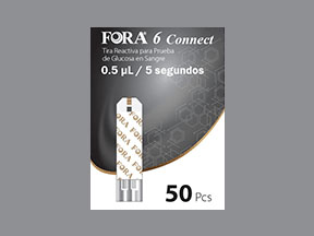 Fora 6 Connect (GE100 Blood Glucose Test) Coupon - Fora-6-connect Medication