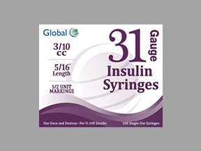 Global Easy Glide Insulin Syr (BD Insulin Syringe Ultrafine) Coupon - Global-easy-glide-insulin-syr Medication