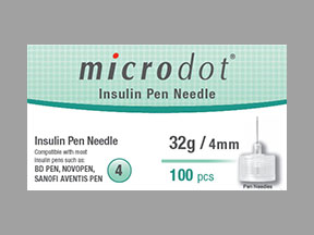 Microdot Pen Needle (DropSafe Safety Pen Needles) Coupon - Microdot-pen-needle Medication