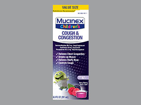 Mucinex Cough & Congest Child (GoodSense Mucus Relief Child) Coupon - Mucinex-cough-congest-child Medication