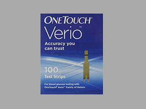 Onetouch Verio (GE100 Blood Glucose Test) Coupon - Onetouch-verio Medication