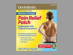 Lidocaine Pain Relief