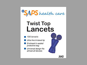 Saps Twist Top Lancets (Onetouch Delica Plus) Coupon - Saps-twist-top-lancets Medication