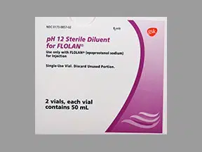 Sterile Diluent Flolan Ph 12