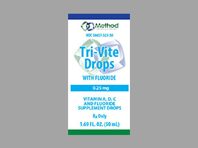 Tri-Vite/Fluoride (SoluVita ACD with Fluoride) Coupon - Tri-vite-fluoride Medication