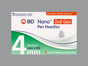 Bd Pen Needle Nano 2Nd Gen