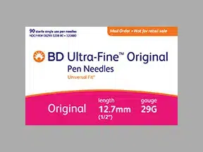 Bd Pen Needle Orig Ultrafine